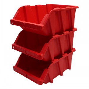 Stack & Nest Plastic Parts Bins Size G 10 Pack